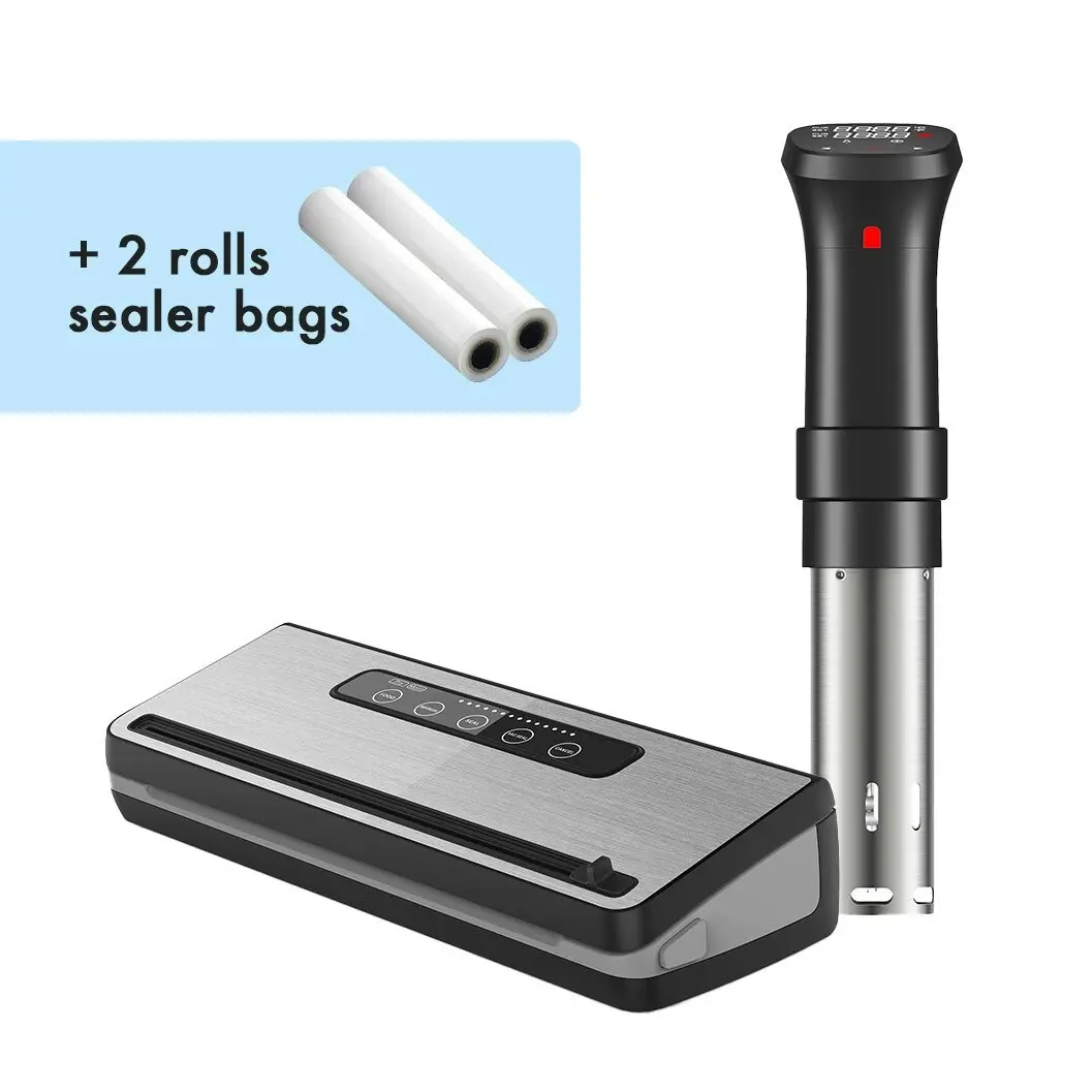 Sous Vide Starter Kit with Vacuum Sealer & Bags - Home & Garden