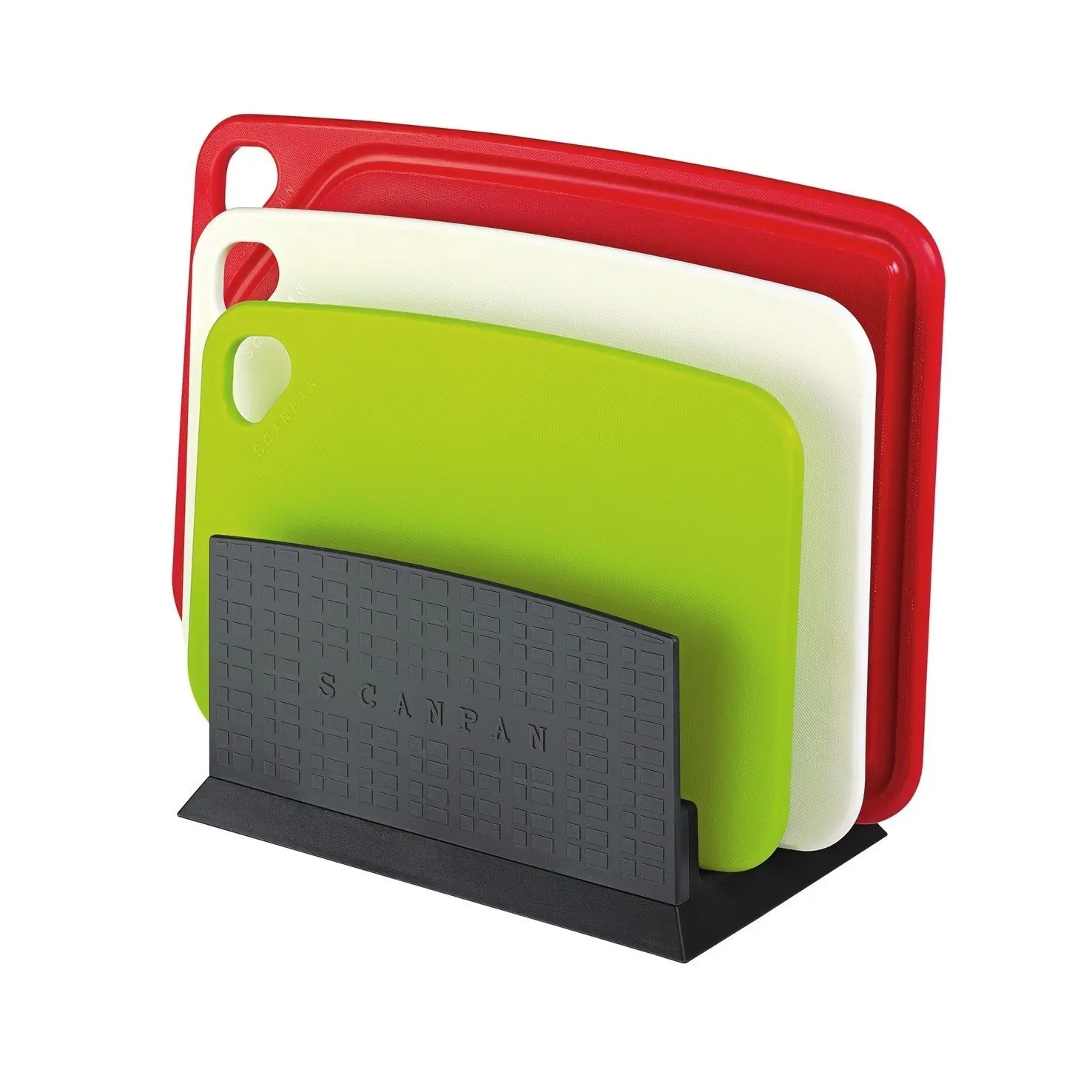 SCANPAN SPECTRUM POLYPROPYLENE 4 PIECE CUTTING BOARD SET - Home & Garden