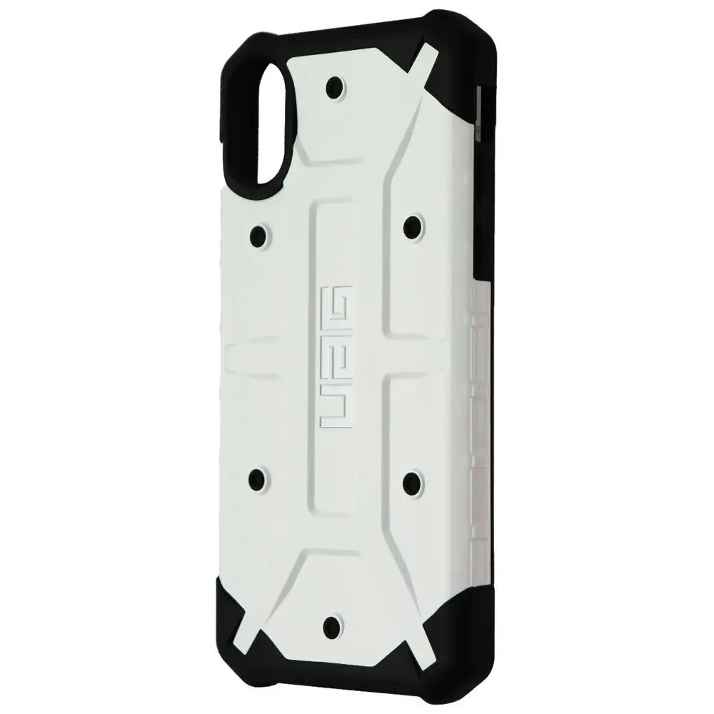Urban Armour Gear Pathfinder Phone Case Cover For iPhone XS White/Silver Logo - Electronics