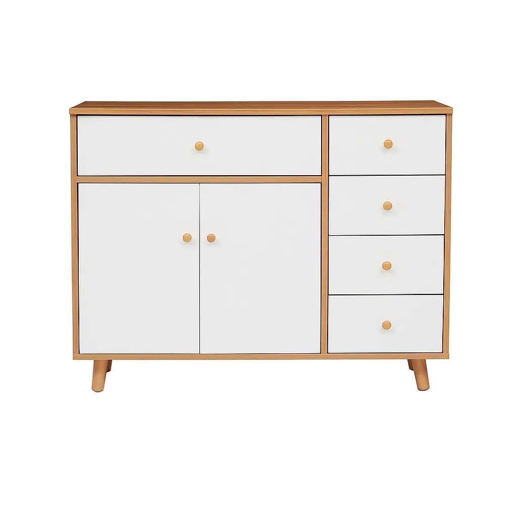 Foret 100cm Shoe Cabinet Hallway Sideboard Multifunction Footwear Storage Drawer - Home & Garden