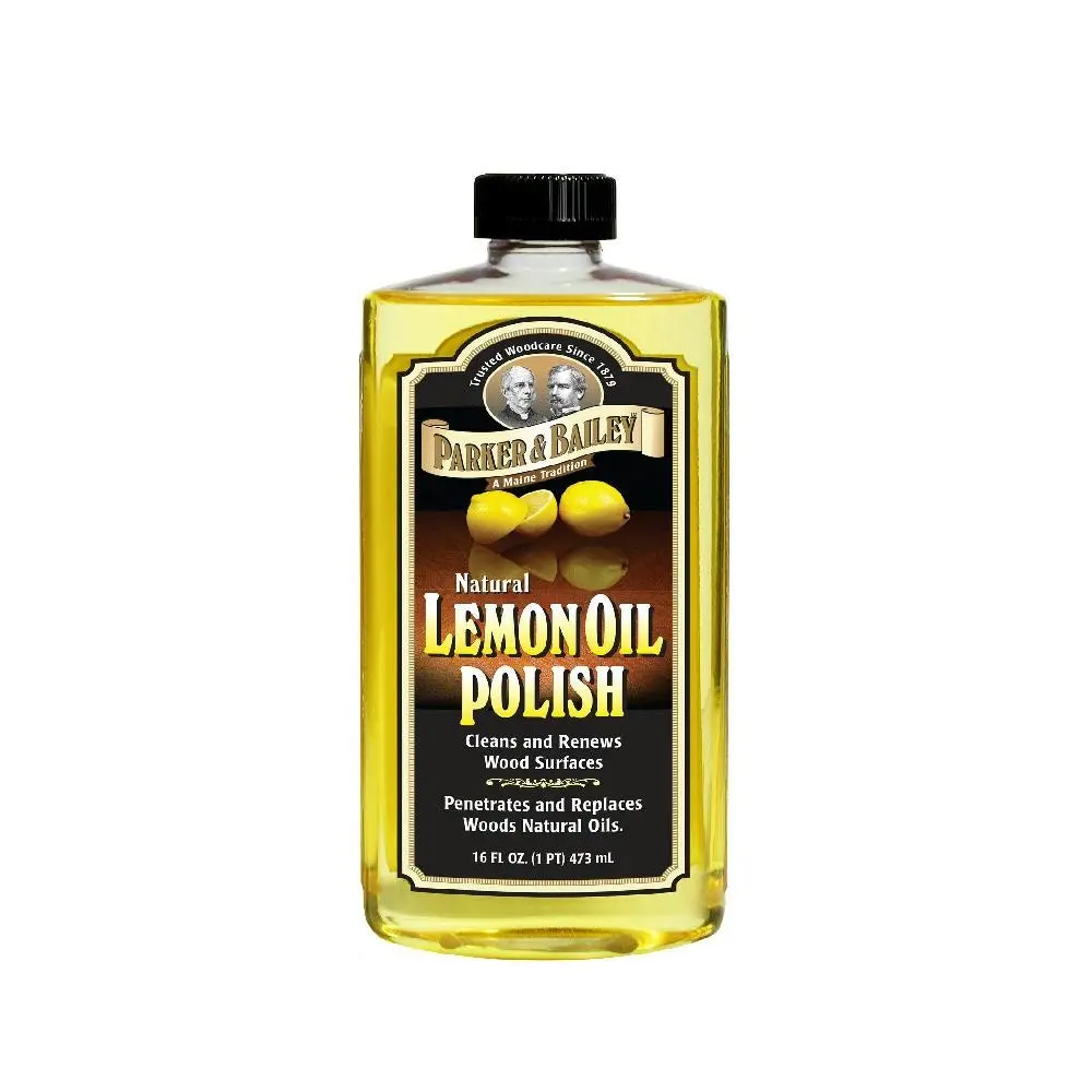 Parker & Bailey 473ml Natural Lemon Oil Polish Scented Wood Surface Cleaner - Home & Garden