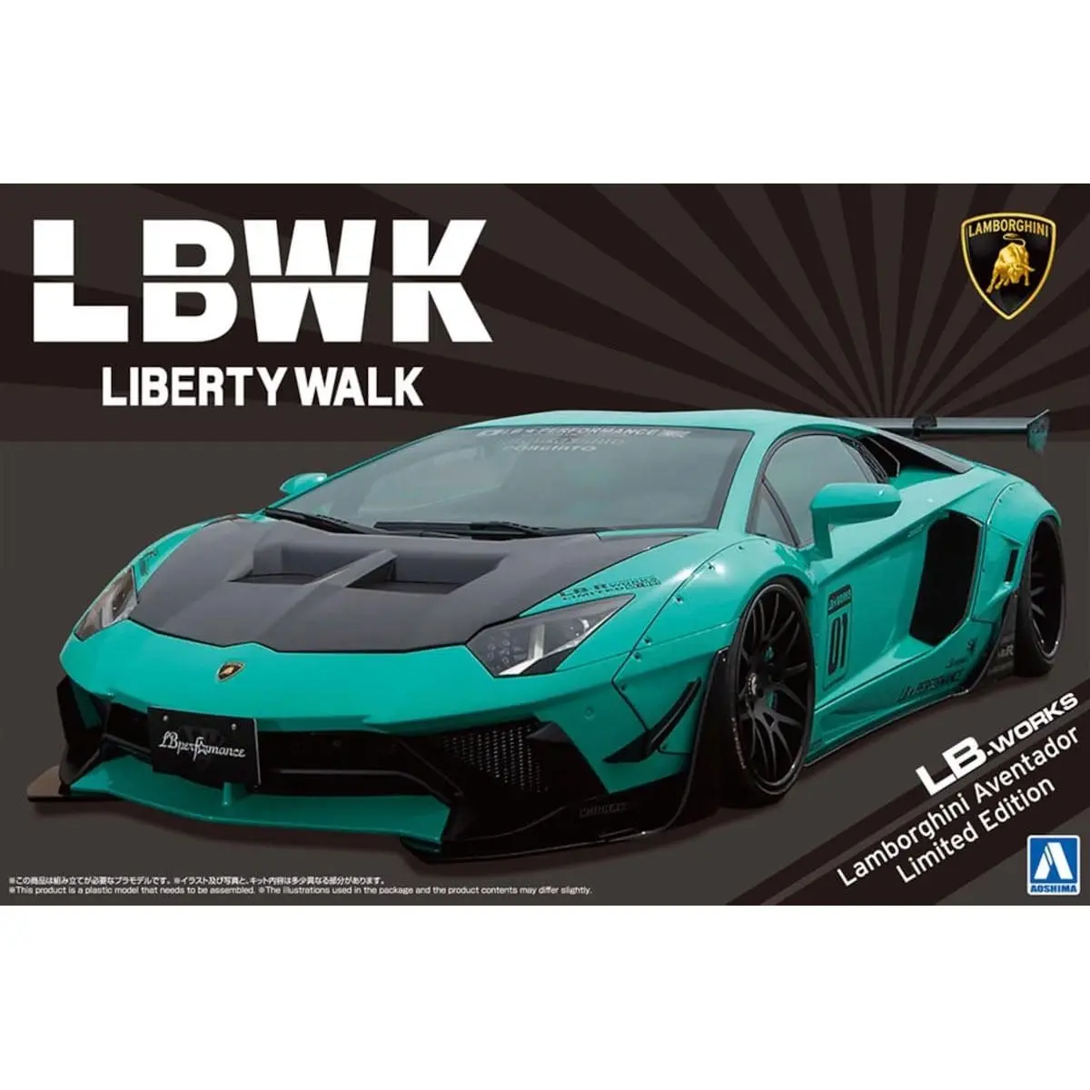 1/24 LB WORKS LAMBORGHINI AVENTADOR Limited Edition Ver.2 - Hobbies