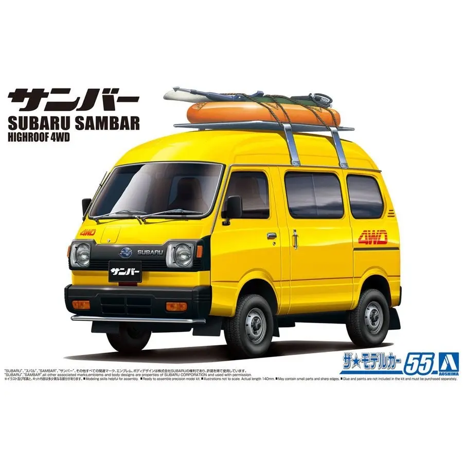 1/24 SUBARU TT1 SAMBAR HIGH ROOF 4WD '80 - Hobbies