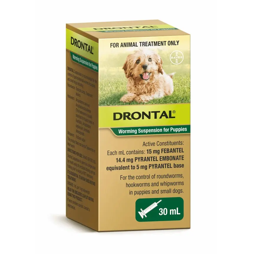 Drontal Worming Suspension For Puppies 30ml - Pets