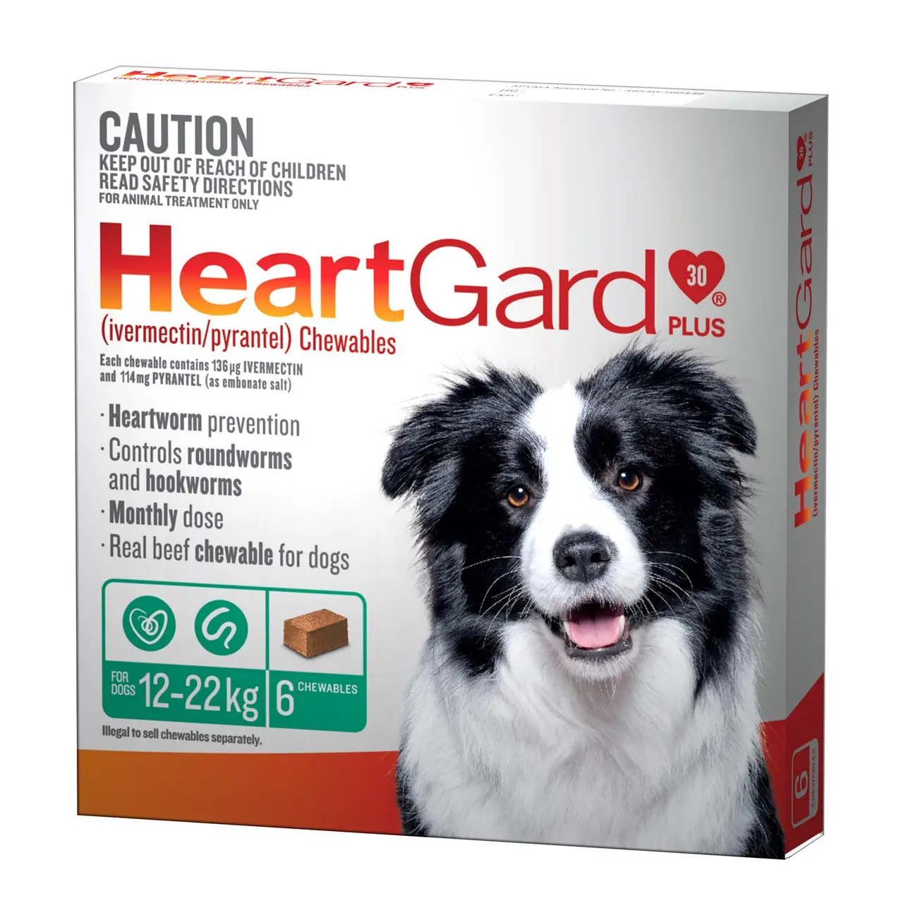 Heartgard Plus Medium Dog 6 Pack - Pets