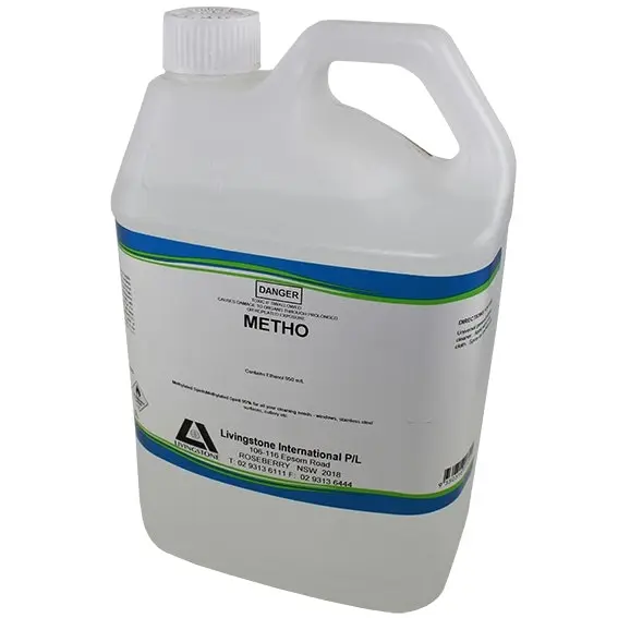 Livingstone Metho Methylated Spirit 5L Bottle - Commercial
