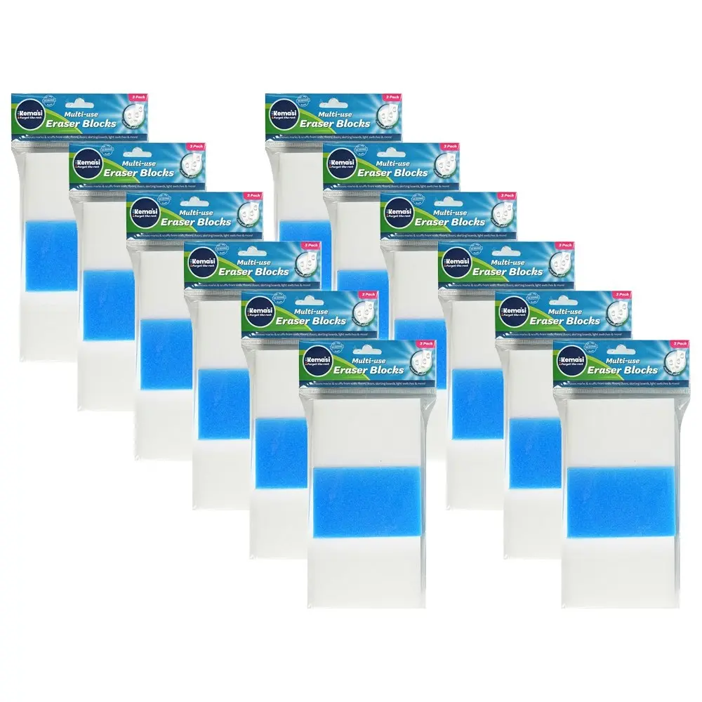 36pc kemasi Multipurpose Use Eraser Blocks Home Dishwashing Cleaning Assorted - Home & Garden