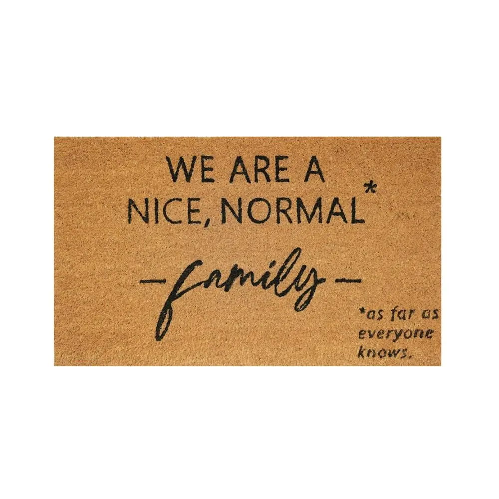 Urban 45x75cm Nice Normal Family Doormat Home Floor Mat Carpet Outdoor Rug Black - Home & Garden