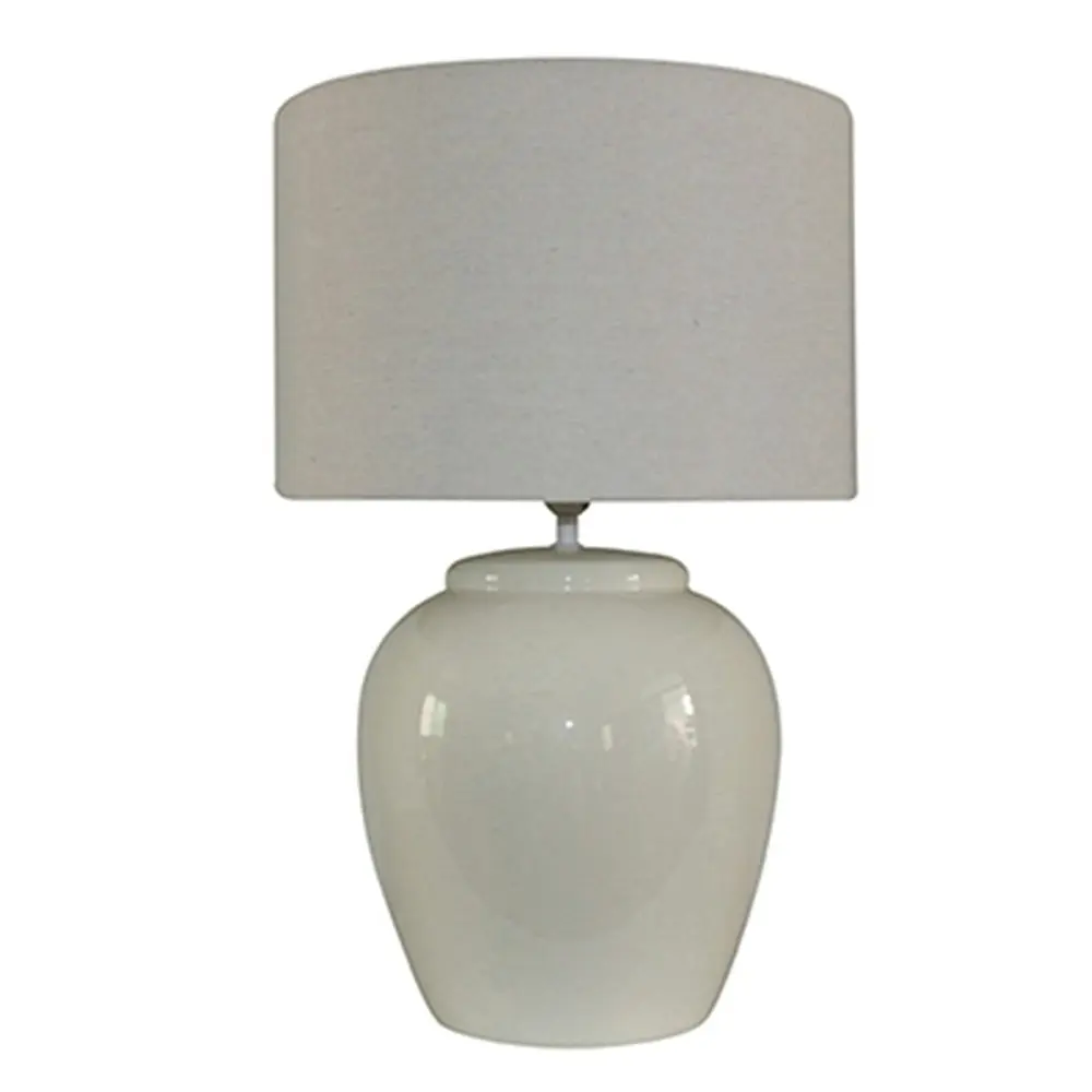 Maine & Crawford Luminite 58cm Scando Table Lamp Bedside Desk Light Decor Cream - Home & Garden