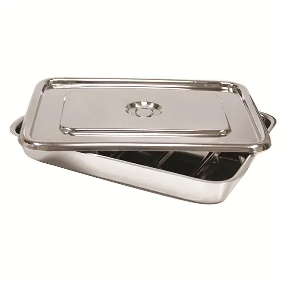 Livingstone Instrument Tray with Cover 310 x 256 x 45mm - Commercial