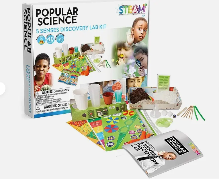 Popular Science 5 Senses Discovery Lab Kit - Toys & Games