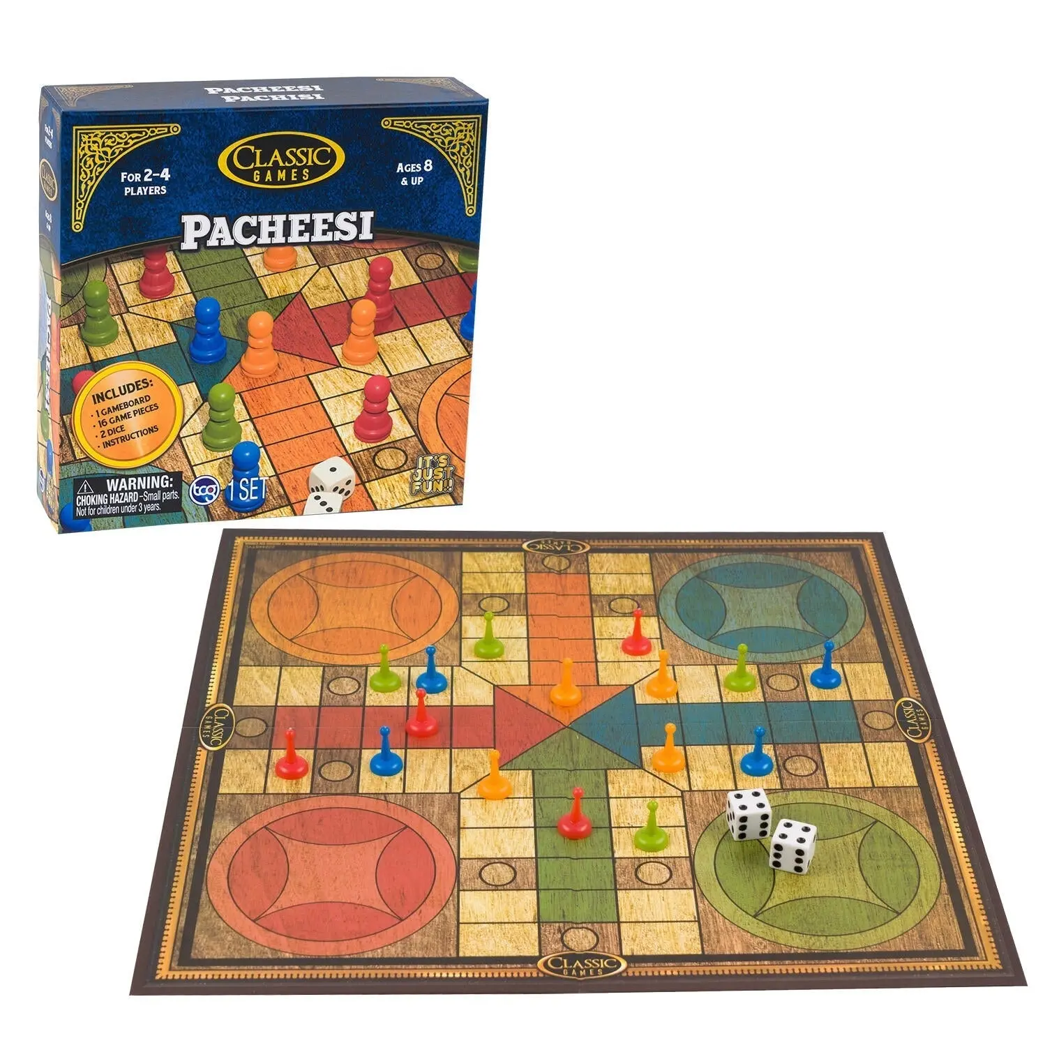 Classic Pacheesi Game - Toys & Games