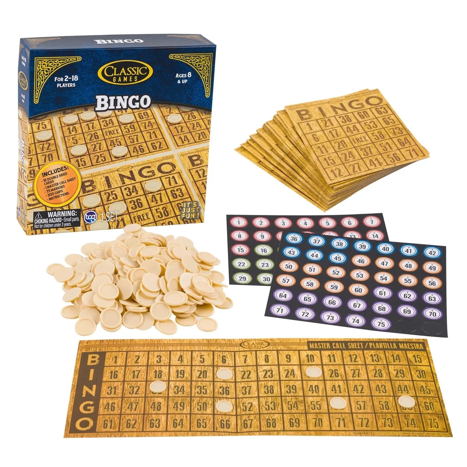 Classic Bingo Game - Toys & Games