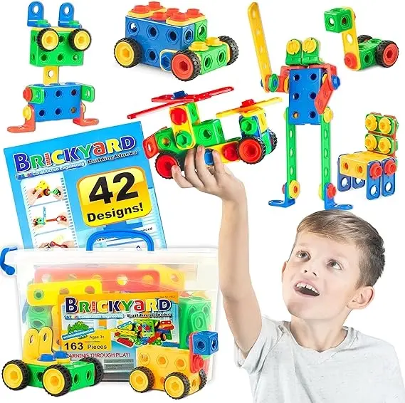 Brickyard Block Stem Toy, 163pc - Toys & Games