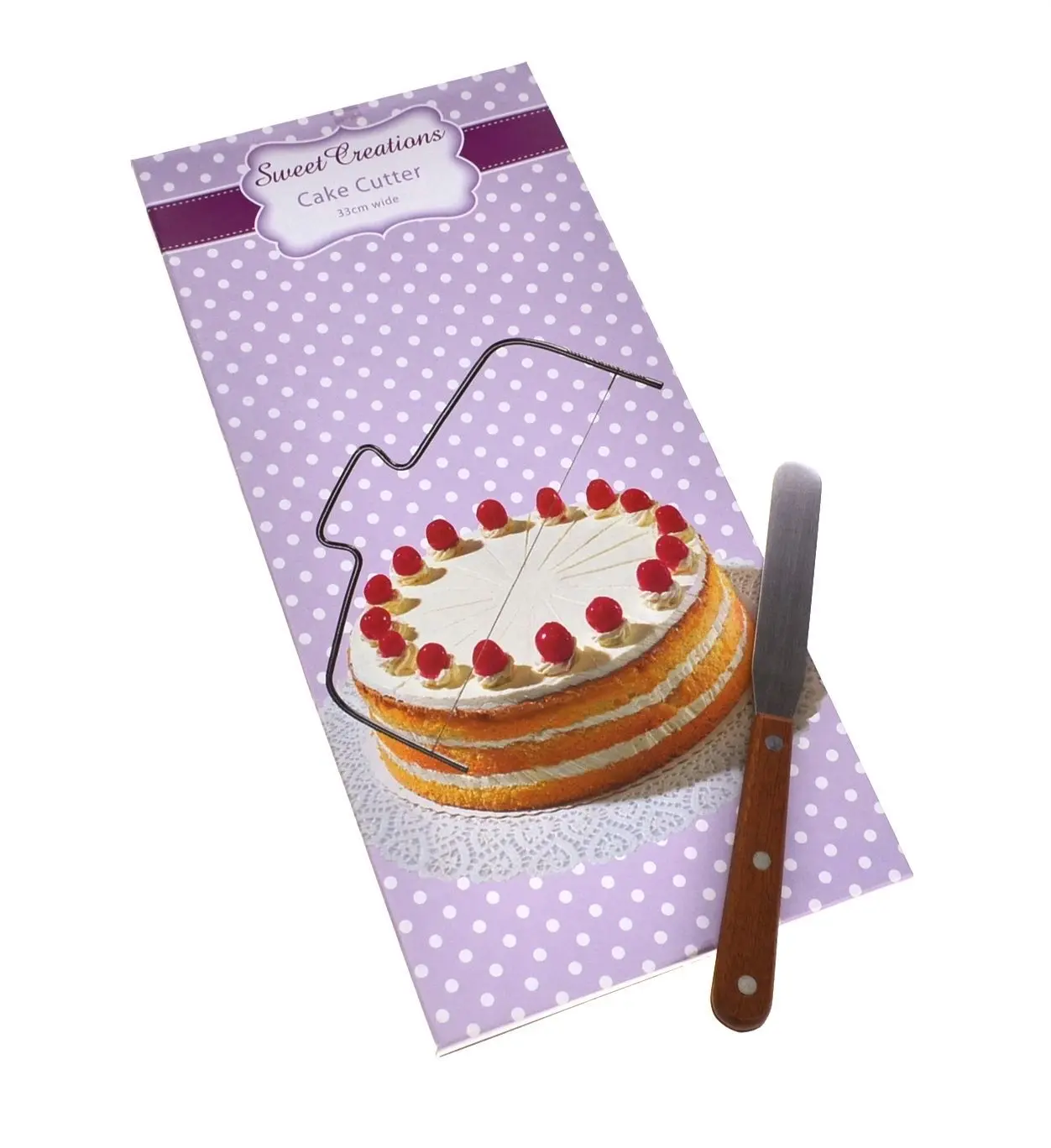 APPETITO CAKE CUTTER + 11cm FLAT PALETTE KNIFE - Home & Garden