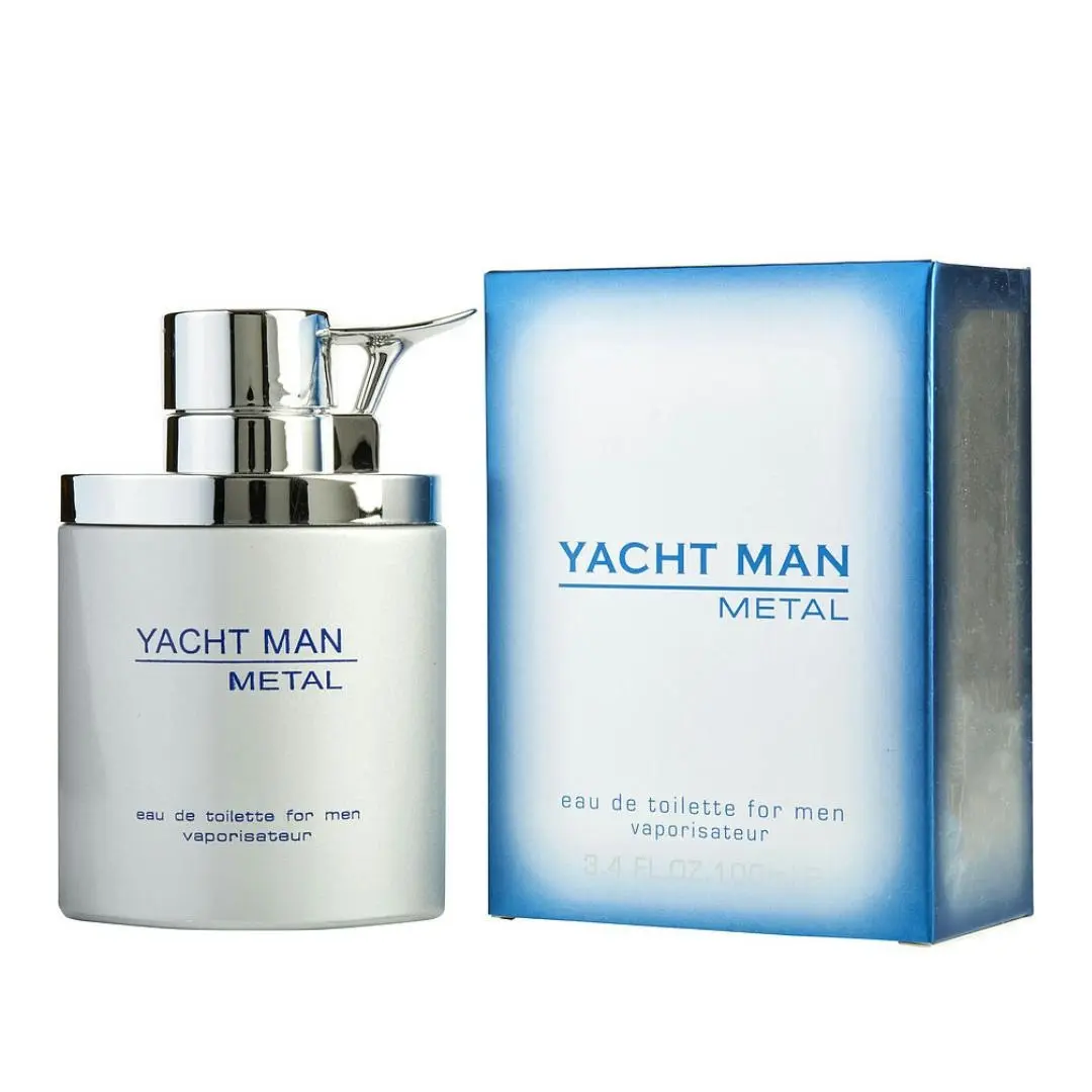 Yacht Man Metal by Myrurgia EDT Spray 100ml - Beauty