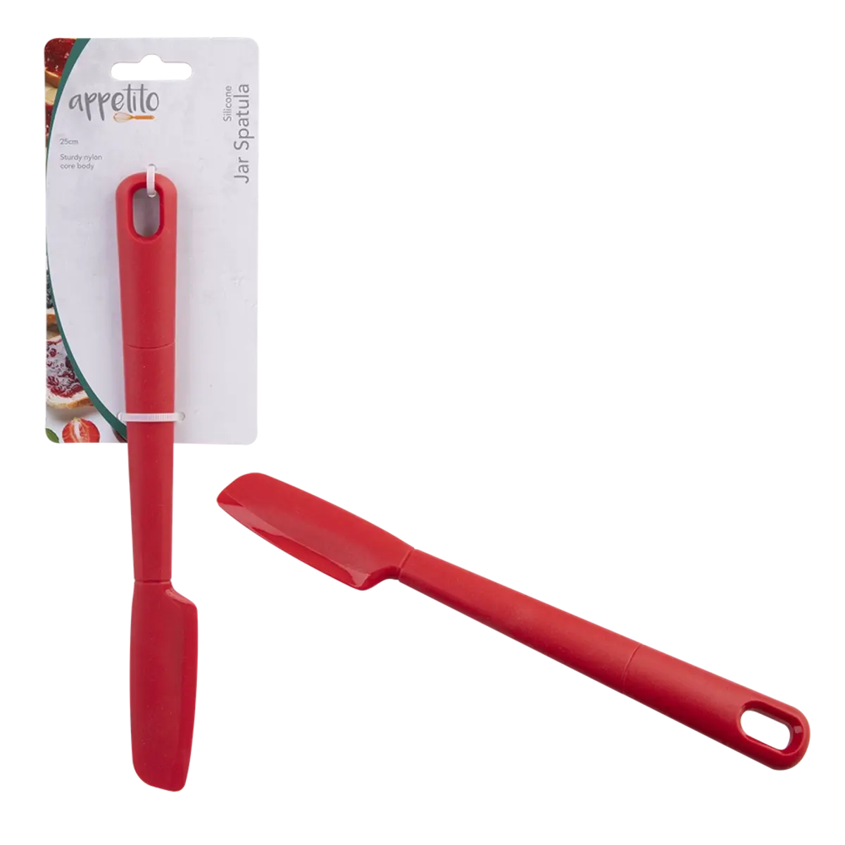 APPETITO SILICONE JAR SPATULA 25cm - Home & Garden