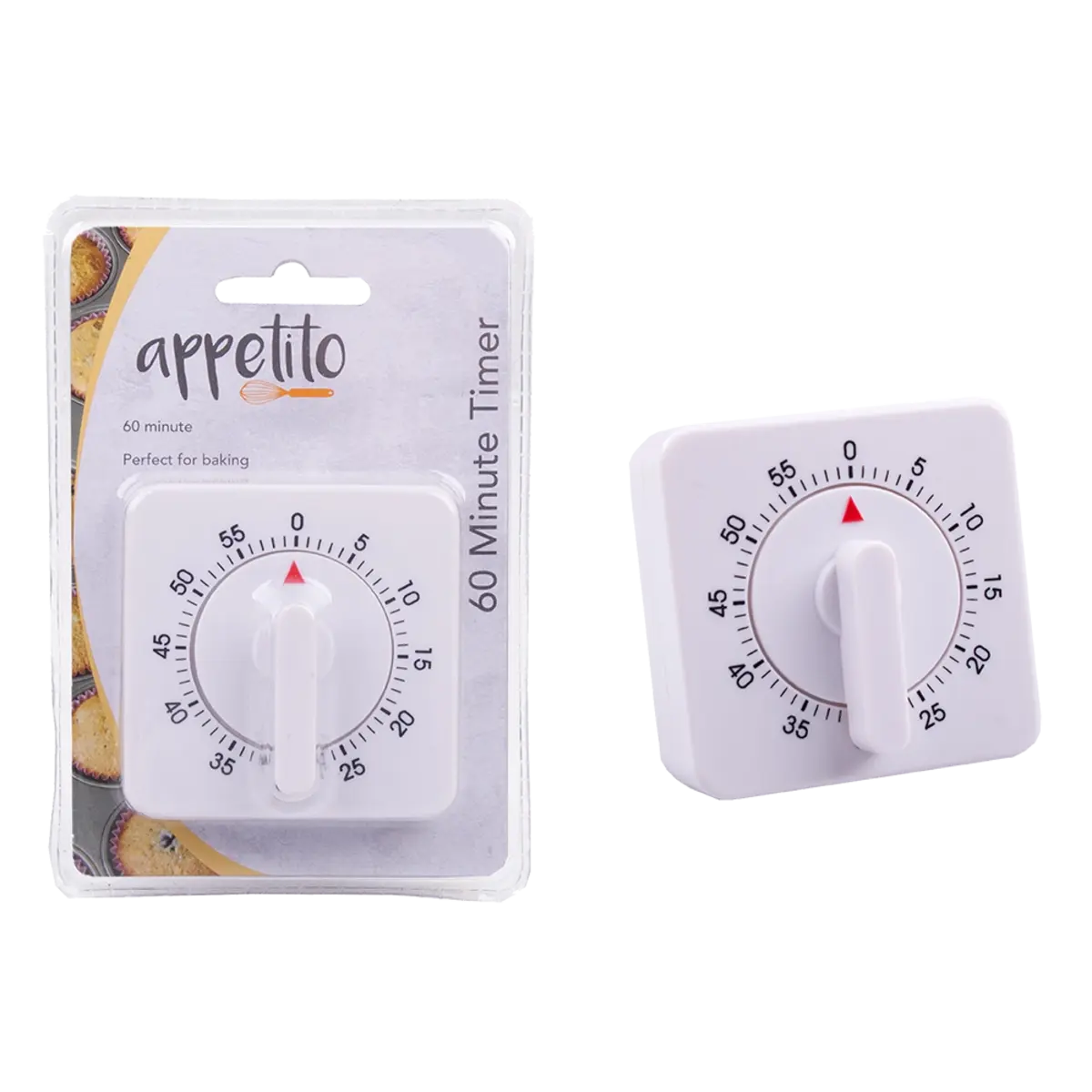 APPETITO 60 MINUTE SQUARE TIMER - Home & Garden