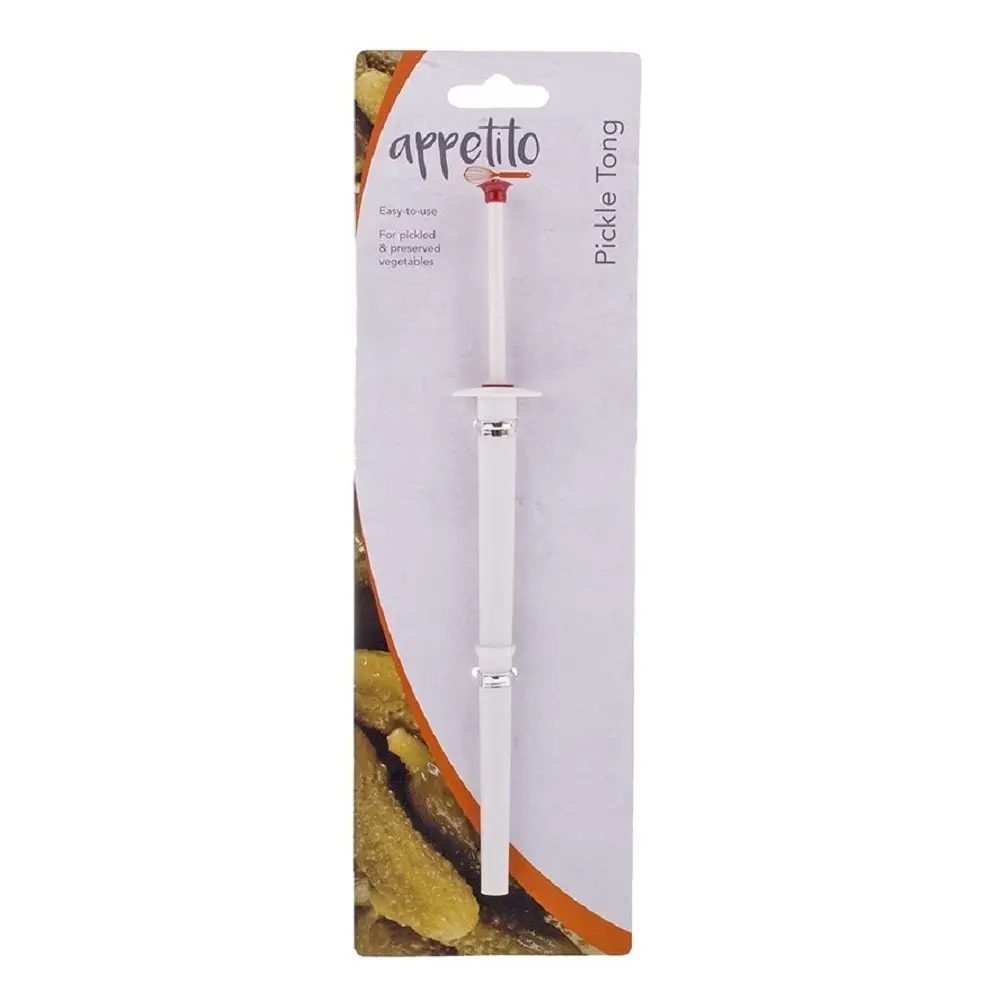 APPETITO WHITE PICKLE TONG 20cm - Home & Garden