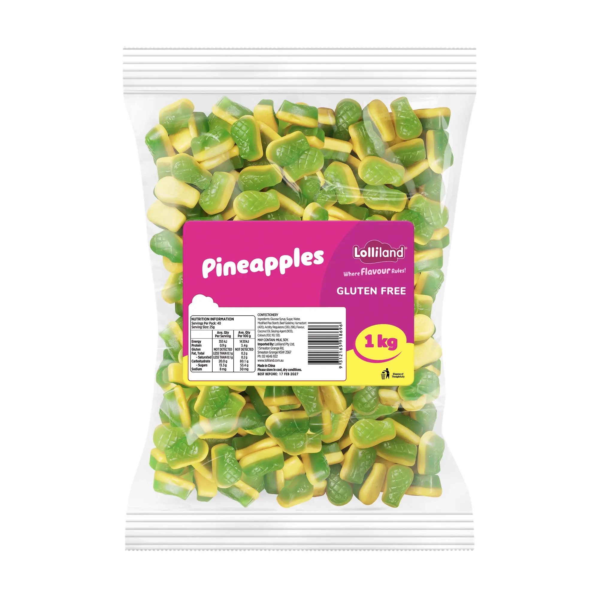 Pineapples 1kg - Groceries