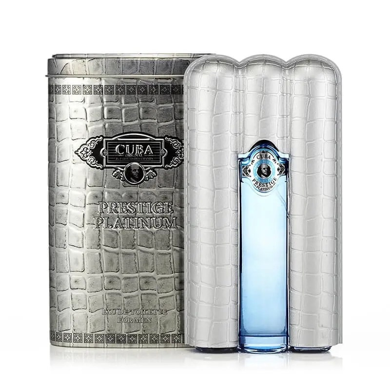 Cuba Cuba Prestige Platinum 90ml EDT (M) SP - Beauty
