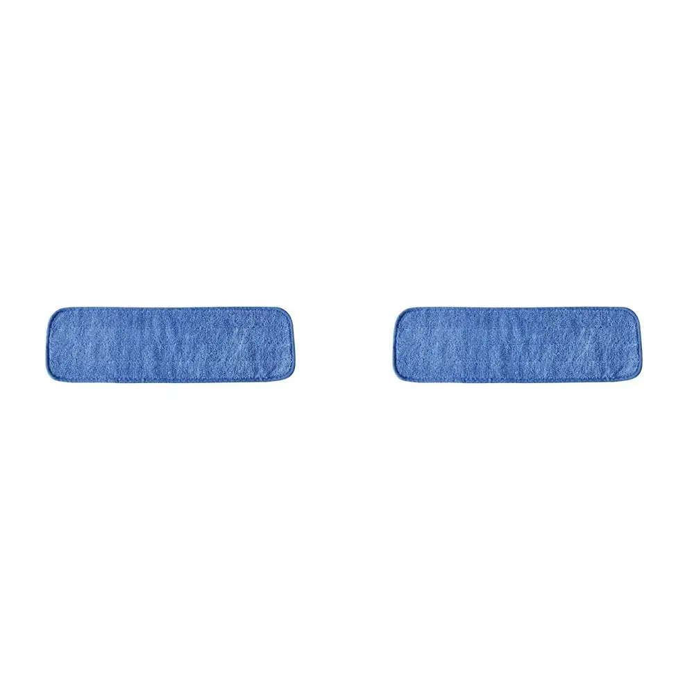 2x SYR Microfibre Pad Refill Floor/Surface Cleaner Home Sweeper Rapid Mop BLU - Home & Garden