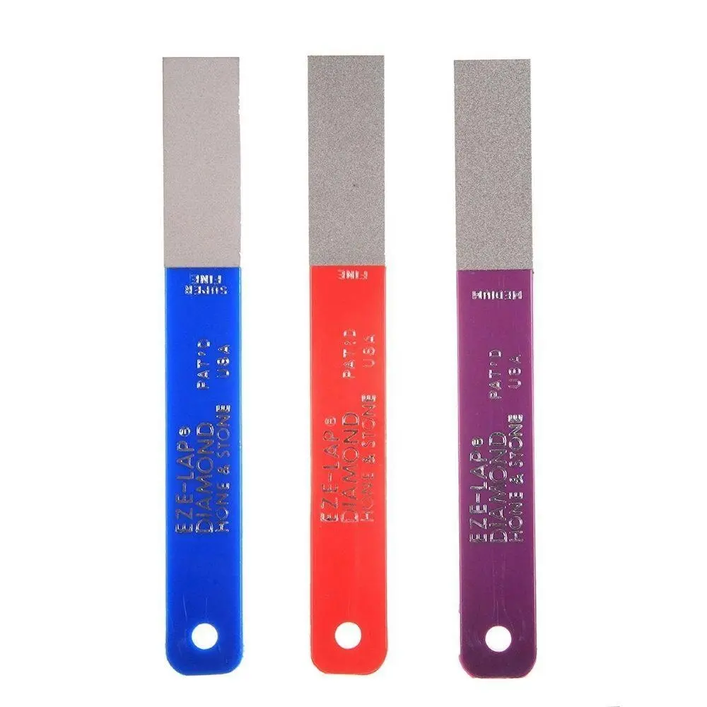 Eze-Lap 3 Pack LSF + LF + LM Diamond Hone & Stone Sharpener
