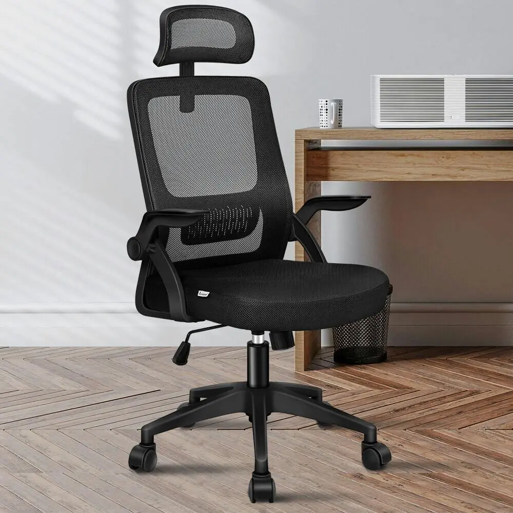 Alfordson Mesh Office Chair All Black - Furniture