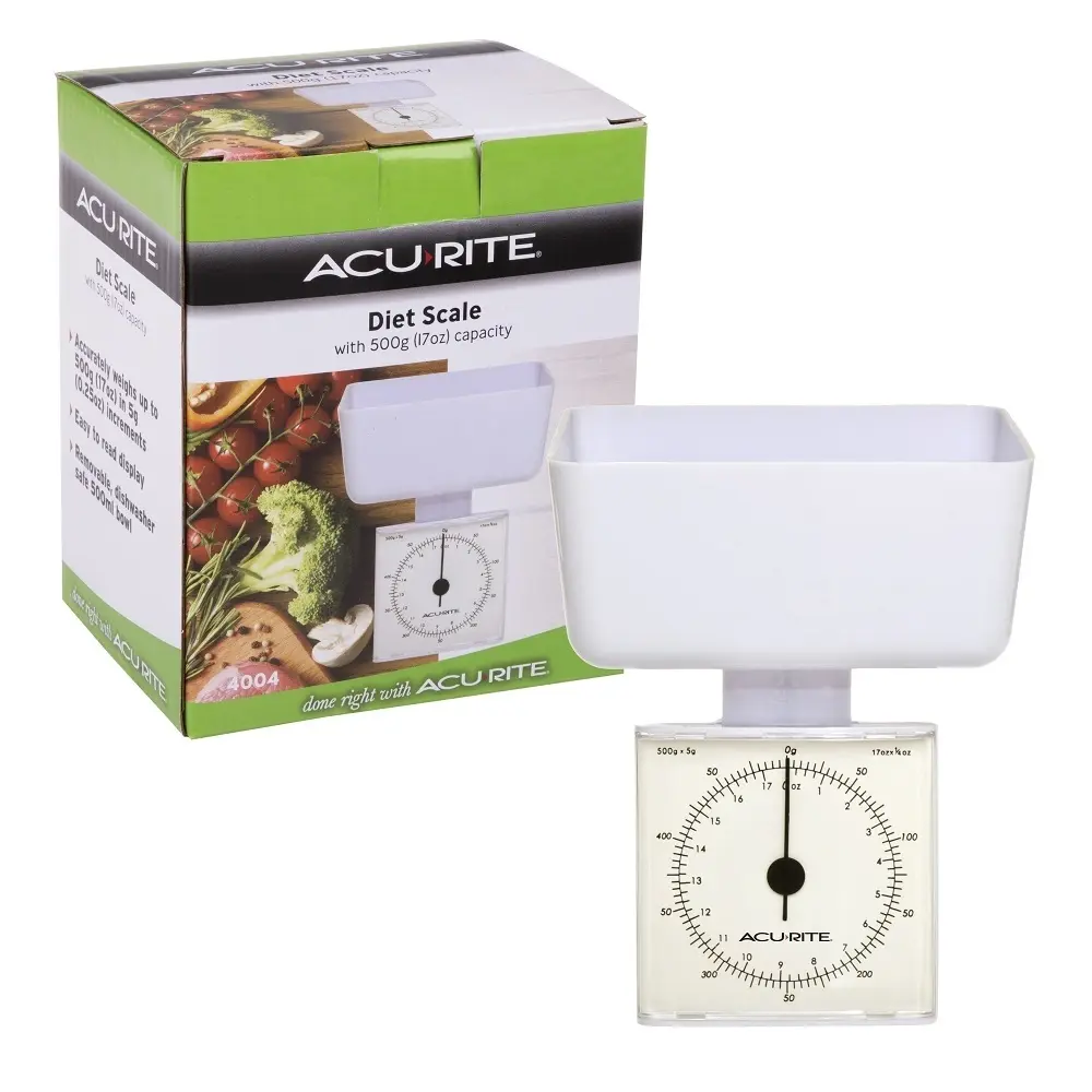 ACURITE DIET SCALE WHITE 500gm - Home & Garden