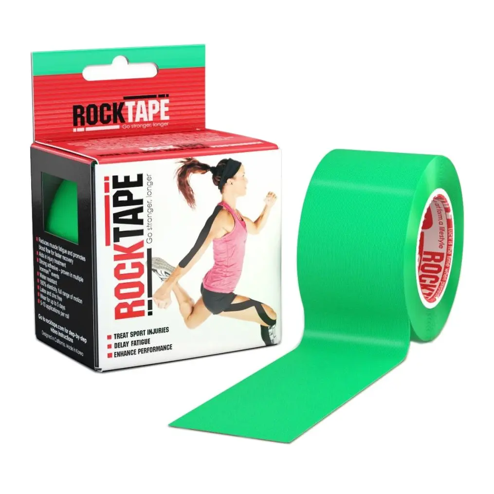 RockTape Green 5cm x 5cm - Health