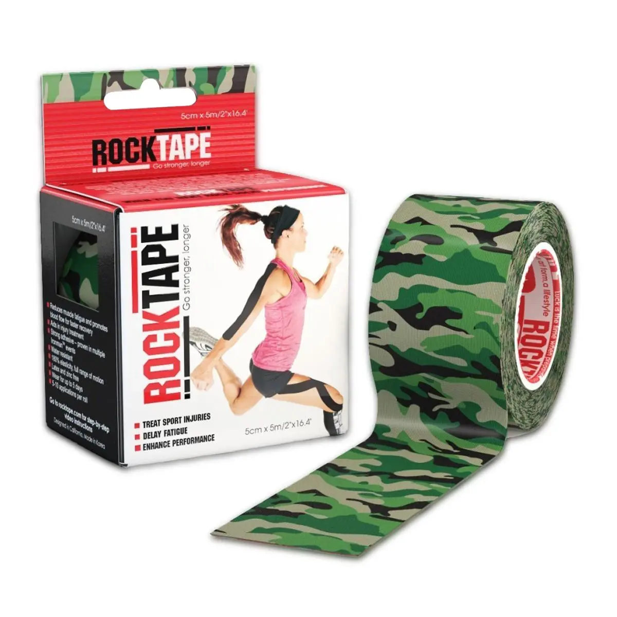RockTape Camouflage 5cm x 5cm - Health
