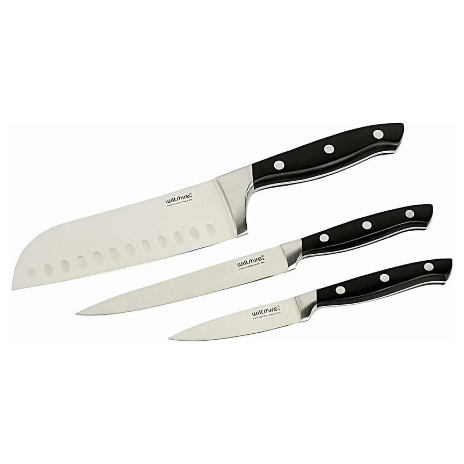 WILTSHIRE 3 PIECE TRINITY KNIFE STARTER SET - Home & Garden