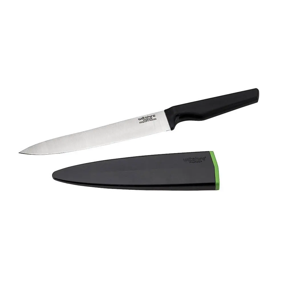 WILTSHIRE STAYSHARP NEW LOOK 20cm CARVING KNIFE WITH SHARPENER - Home & Garden