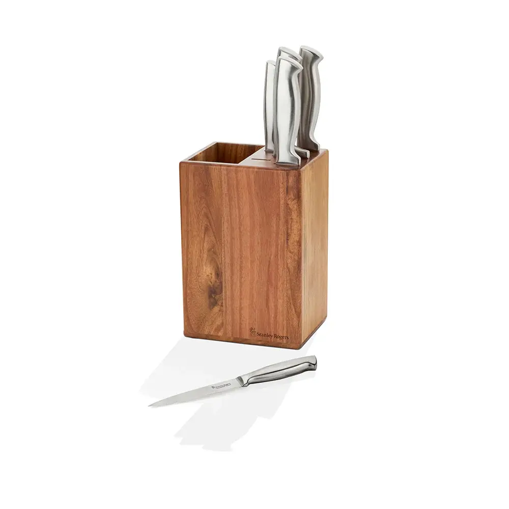 STANLEY ROGERS VERTICAL UTENSIL 6 PIECE KNIFE BLOCK - Home & Garden