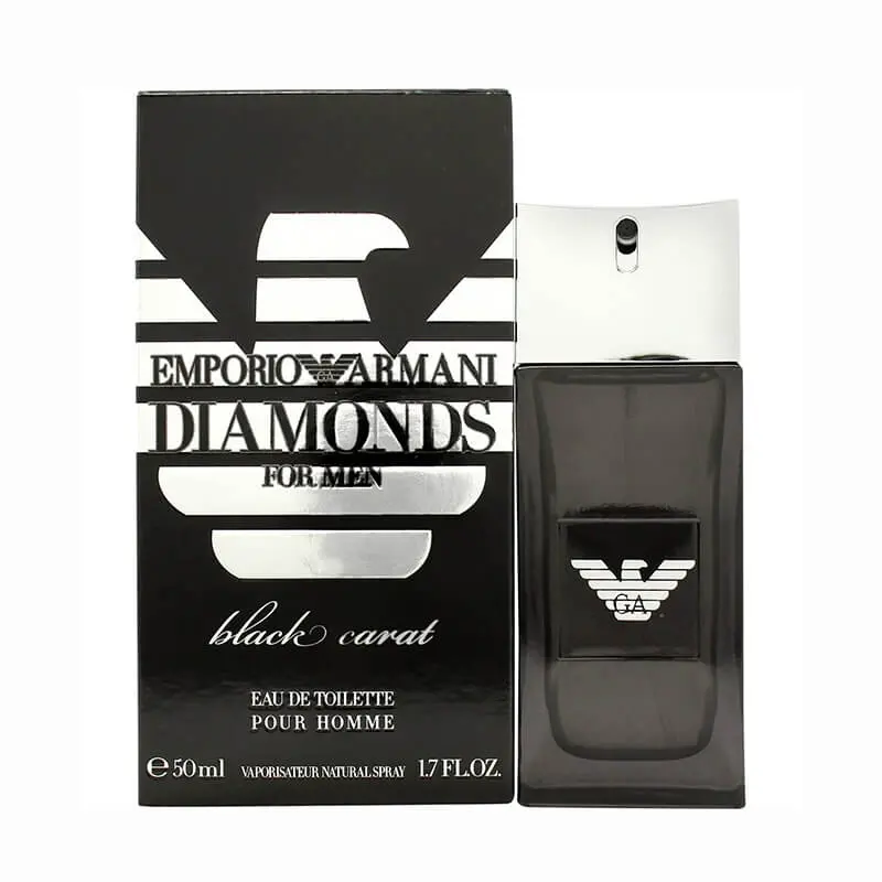 Giorgio Armani Emporio Armani Diamonds Black Carat For Men 50ml EDT (M) SP - Beauty