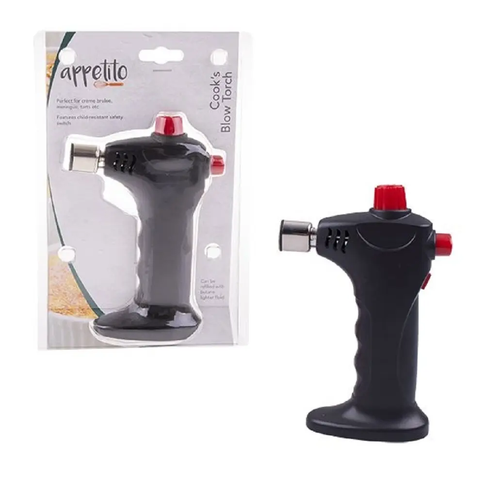 APPETITO COOK'S BLOW TORCH - BLACK