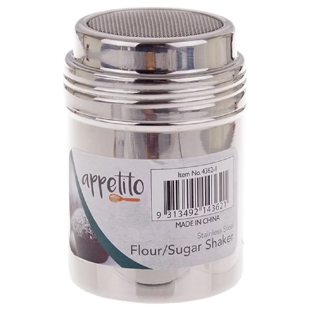 APPETITO SMALL STAINLESS STEEL MESH SHAKER - Home & Garden