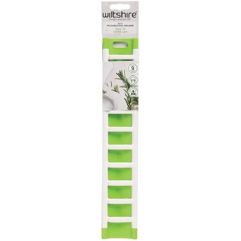 WILTSHIRE 33cm FOLDABLE DISH DRAINER - Home & Garden
