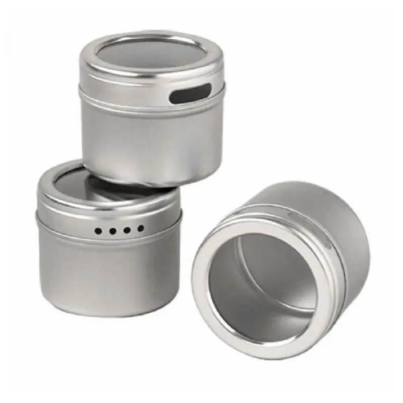 APPETITO MAGNETIC SPICE CANS SET OF 5 - Home & Garden