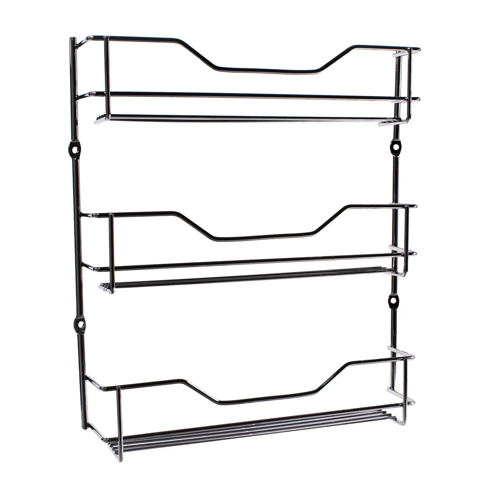 ENTREE 3 TIER SPICE RACK - CHROME - SILVER