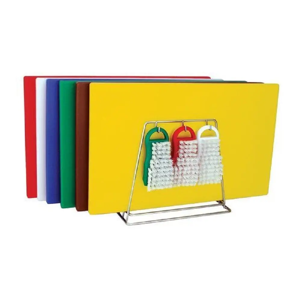 TRENTON POLYETHYLENE COLOUR CODED CUTTING BOARD SYSTEM HACCP - 300 x 450 x 13mm