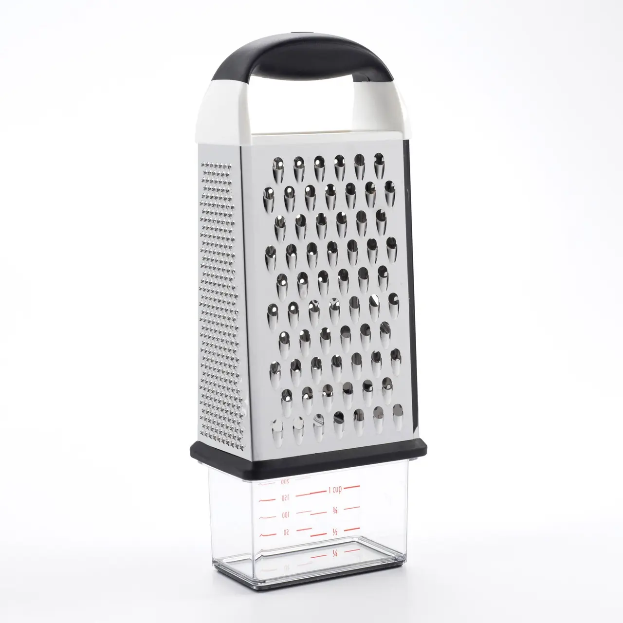 OXO GOOD GRIPS STAINLESS STEEL BOX GRATER WITH CATCHER - Home & Garden