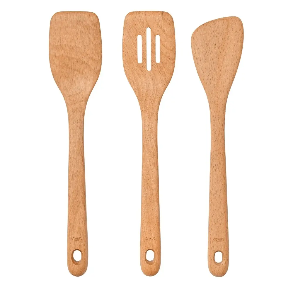 OXO GOOD GRIPS 3 PIECE WOODEN TURNER SET - Home & Garden