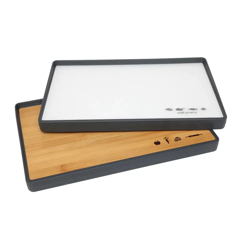WILTSHIRE REVERSIBLE CHOPPING BOARD 37 x 25 x 2.4cm - Home & Garden