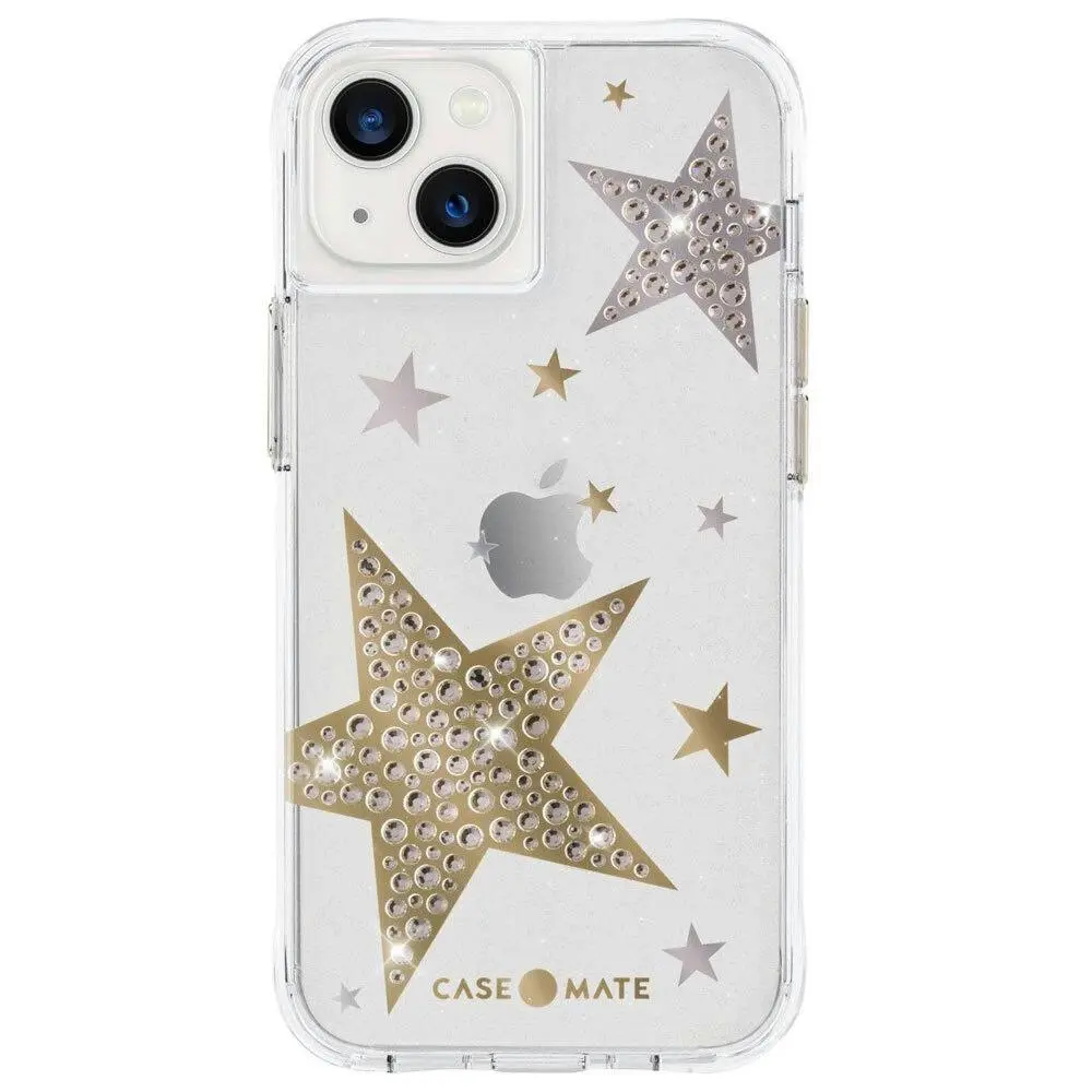 Case-Mate Antimicrobial Case Protection Cover f/ Apple iPhone 13 Sheer Superstar