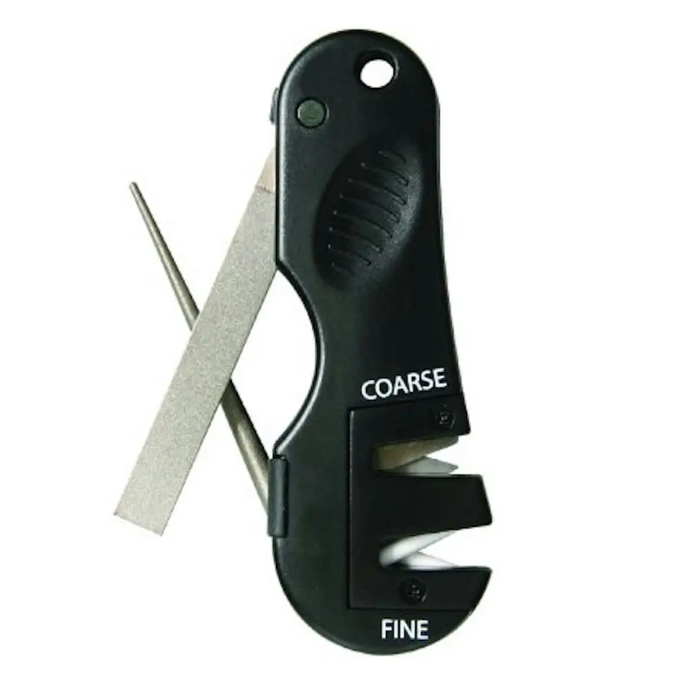 Accusharp 4 in 1 Knife & Tool Sharpener | Black - Home & Garden