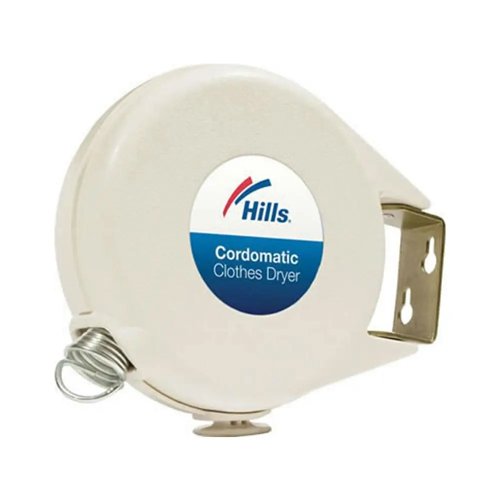 HILLS Cordomatic Retracting Rust Resistant Indoor/Outdoor Clothesline 15m - Home & Garden