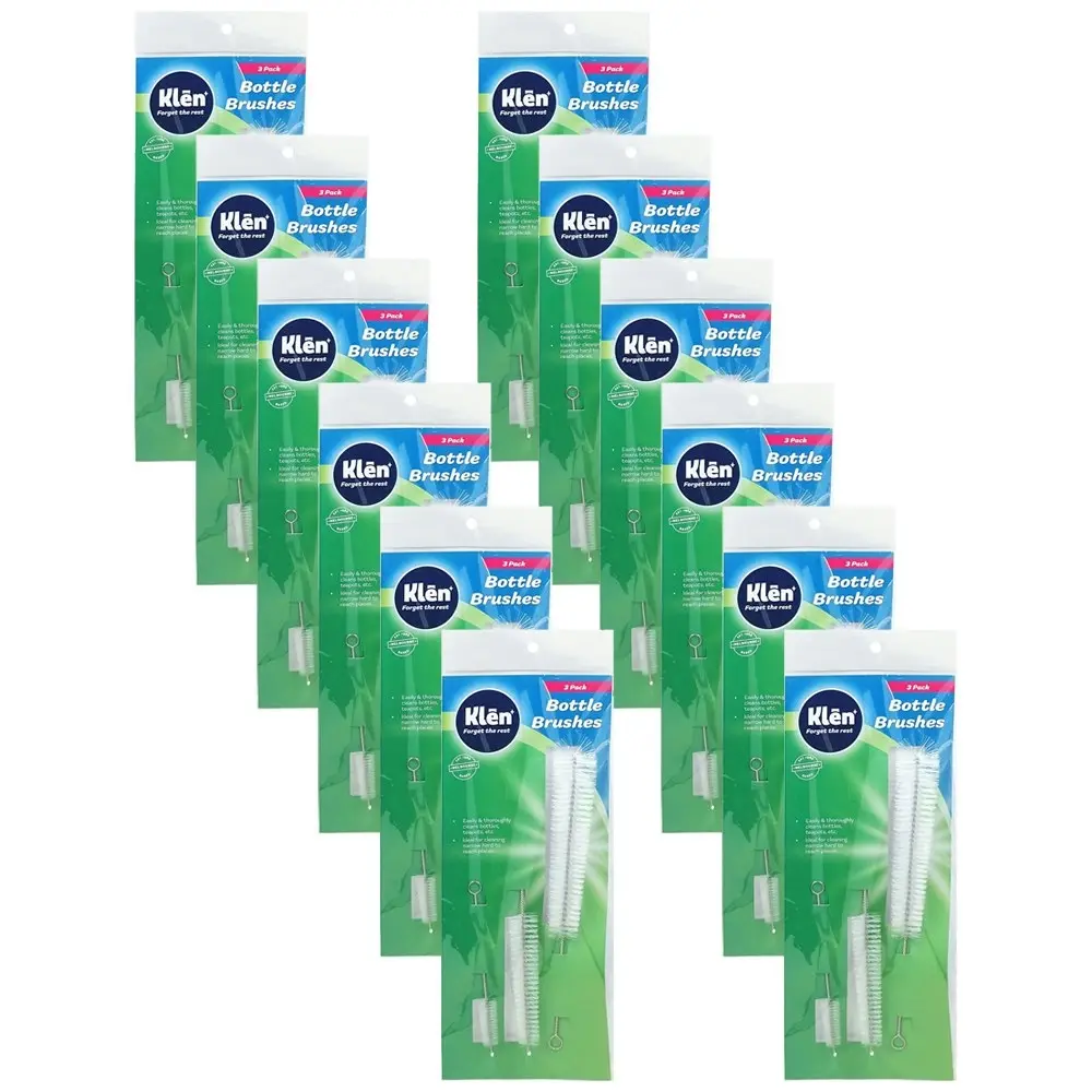 12x kemasi Multipurpose Container & Baby Drinking Bottle Brush Kitchen Cleaning - Home & Garden