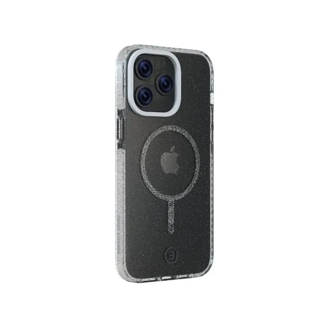 Impact Zero Galaxy Phone Case Cover For Apple iPhone 15 Pro Max Clear/Glitter - Electronics
