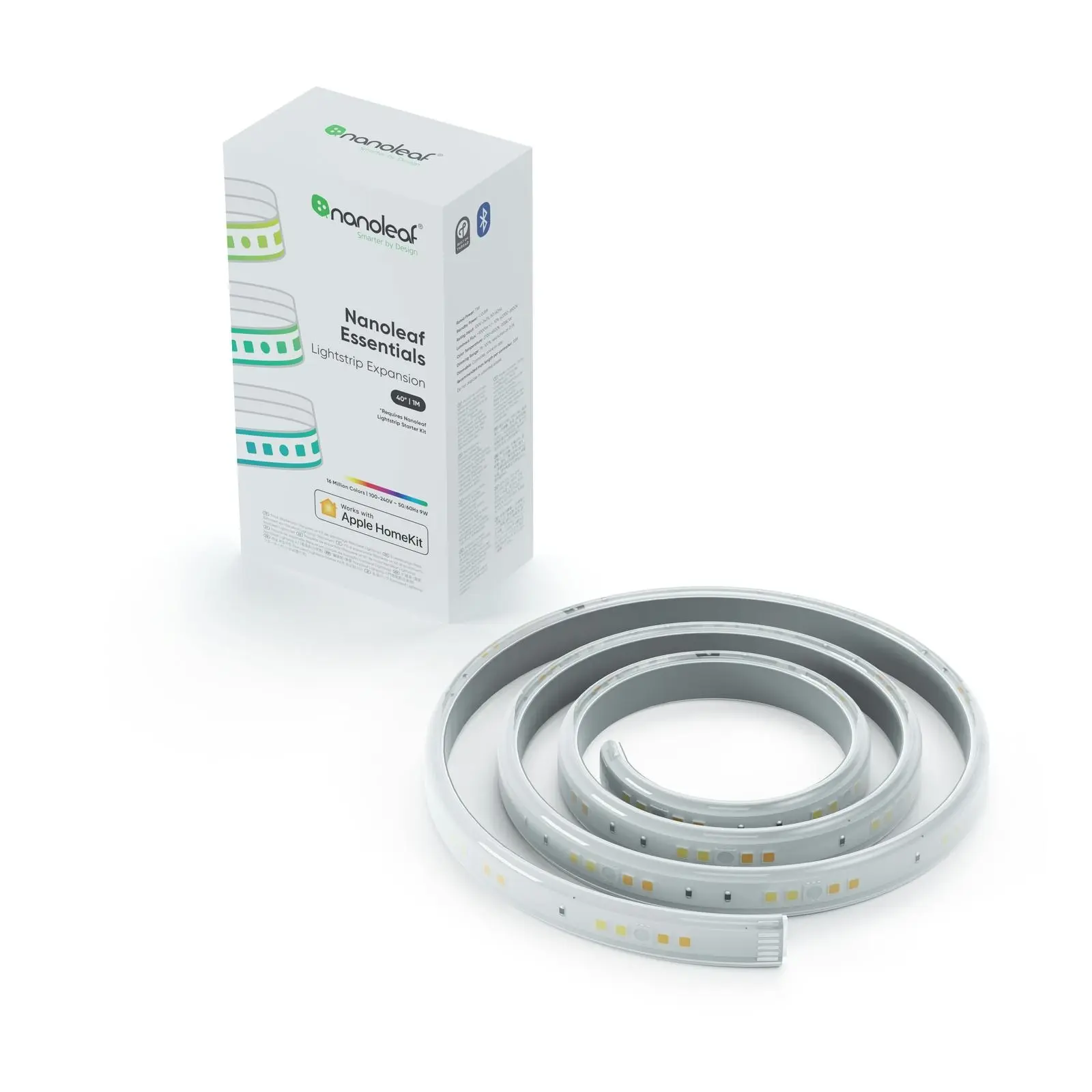 Nanoleaf Essentials 1m 11W Lightstrip Expansion LED RGB Light for Starter Kit - Home & Garden